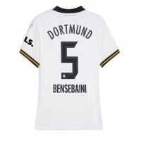 Maglia Calcio Borussia Dortmund Ramy Bensebaini #5 Terza Divisa Donna 2024-25 Manica Corta